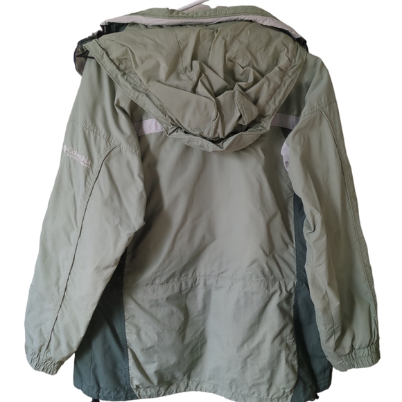 Vintage Women’s Columbia Interchange Core 3 In 1 Winter Coat Green Sz S - Picture 10 of 15
